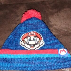 Blue and Red Mario Beanie